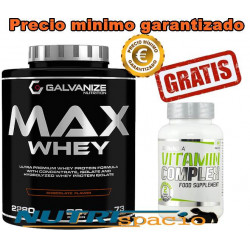 Max Whey - 2280gr + Vitamin Complex 60 caps