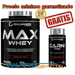 Max Whey - 2280 gr + Carni Pro - 60 caps